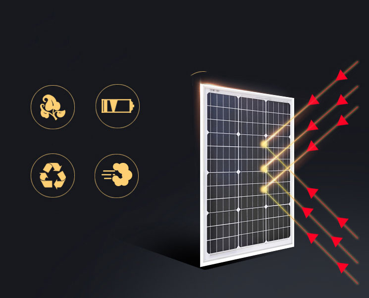 Tấm pin năng lượng mặt trời Mono 50W