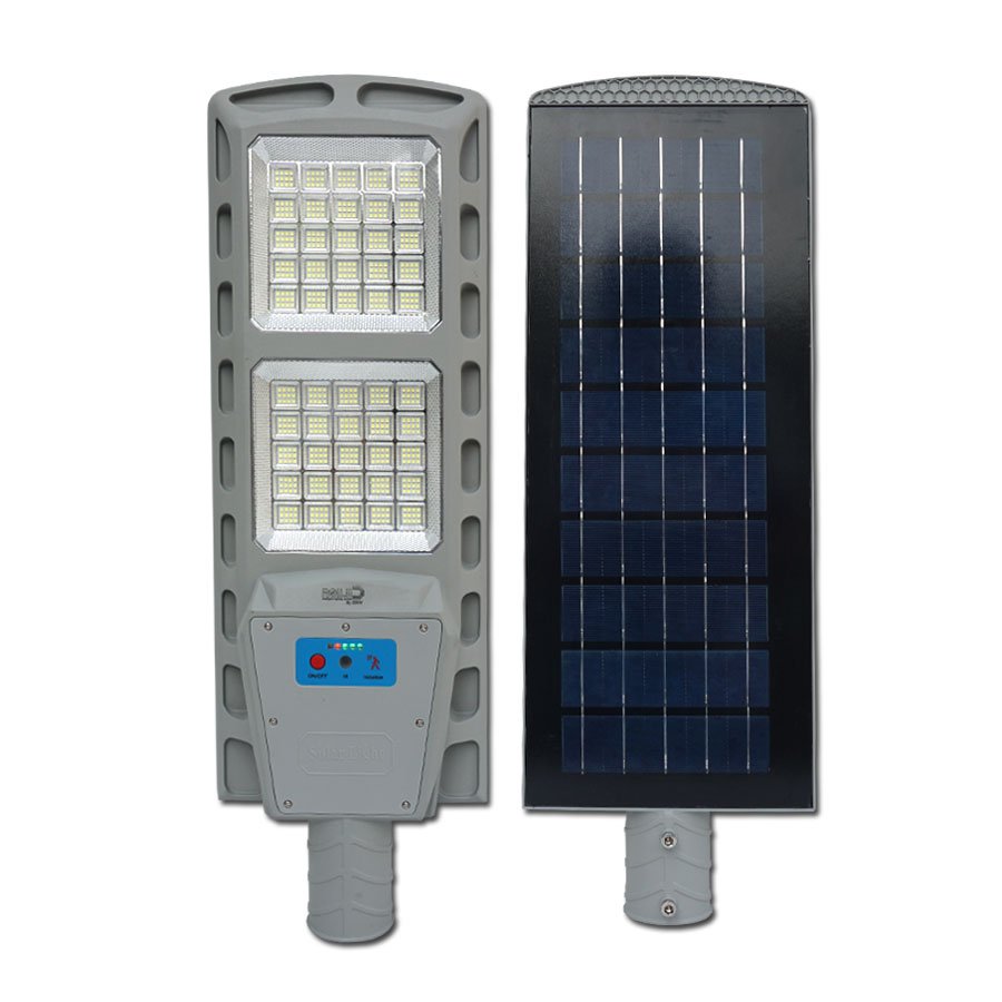 Đèn năng lượng mặt trời 200W, đèn đường tấm pin liền thể 200W cao cấp Roiled RL-200W