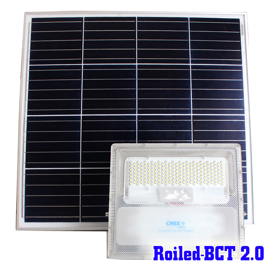 Đèn pha năng lượng mặt trời 300W cao cấp Roiled BCT 2.0
