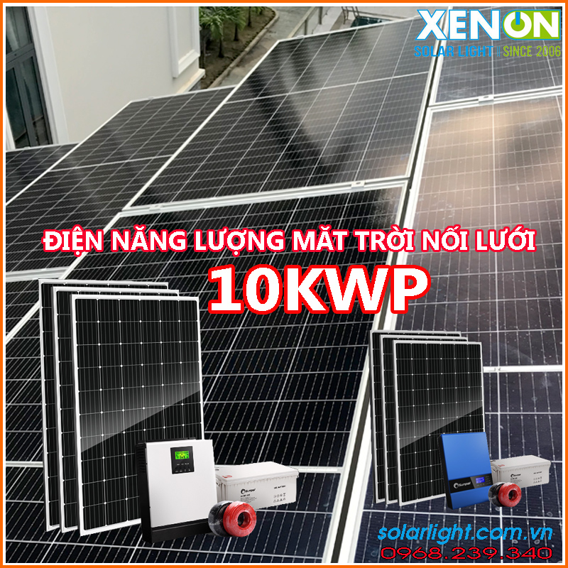 Lắp đặt hệ thống pin năng lượng mặt trời 10kw