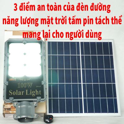 3 điểm an toàn đèn đường tiêu thụ năng lượng của mặt trời tấm pin tách thể mang tới cho người dùng