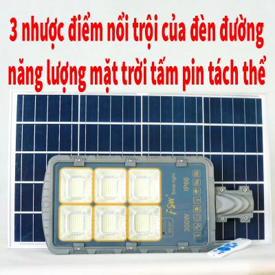 3 nhược điểm nổi trội của đèn đường dùng năng lượng của mặt trời tấm pin tách thể