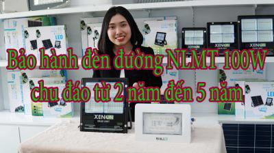 Bảo hành đèn đường NLMT 100W chu đáo từ 2 năm đến 5 năm