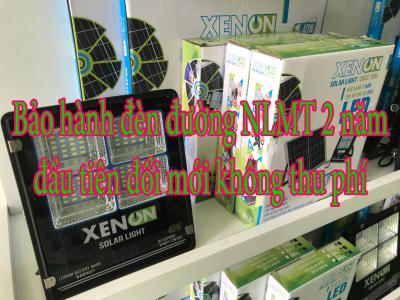 Bảo hành đèn đường NLMT 2 năm đầu tiên đổi mới không thu phí