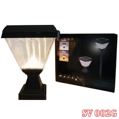 Cách phối đèn năng lượng mặt trời SV-002G cho lối đi và trụ cổng