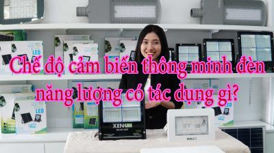 Chế độ cảm biến thông minh đèn năng lượng có tác dụng gì?