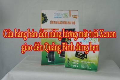 Cửa hàng bán đèn năng lượng mặt trời Xenon giao đến Quảng Bình đúng hẹn
