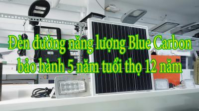 Đèn đường năng lượng Blue Carbon bảo hành 5 năm tuổi thọ 12 năm