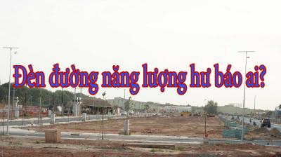 Đèn đường năng lượng hư báo ai?