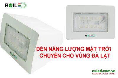 Đèn năng lượng mặt trời tại Đà Lạt | ROILED RS100W đèn năng lượng dành cho vùng mây mưa bảo quanh năm   