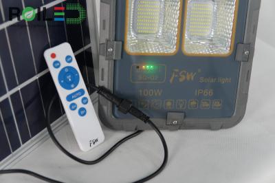 Đèn Pha Năng Lượng FSW P100W giá rẻ tấm pin rời