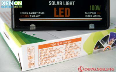 Đèn pha Xenon CX100W| mẫu mới| năng lượng mặt trời