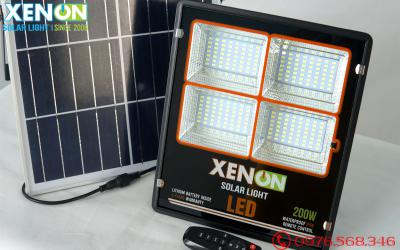 Đèn pha Xenon CX200W| mẫu mới| năng lượng mặt trời