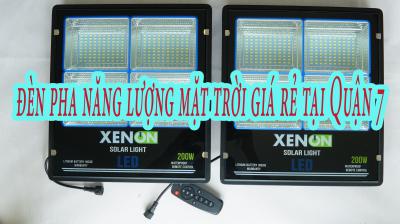 Địa chỉ Bán đèn pha năng lượng mặt trời giá rẻ tại Quận 7