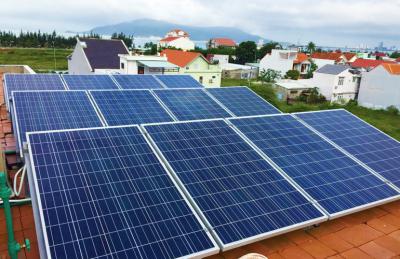 Điện mặt trời lắp đặt