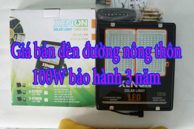 Giá bán đèn đường nông thôn 100W bảo hành 3 năm