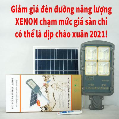 Giảm giá đèn đường năng lượng Xenon chạm mức giá sàn chỉ có thể là dịp chào xuân 2021!