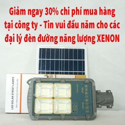 Giảm ngay 30% chi phí mua hàng tại công ty- tin vui đầu năm cho các đại lý đèn đường năng lượng XENON