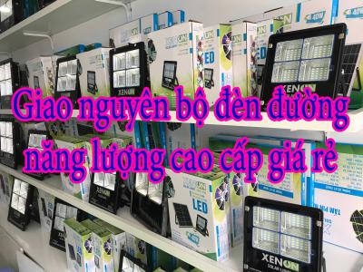 Giao nguyên bộ đèn đường năng lượng cao cấp giá rẻ
