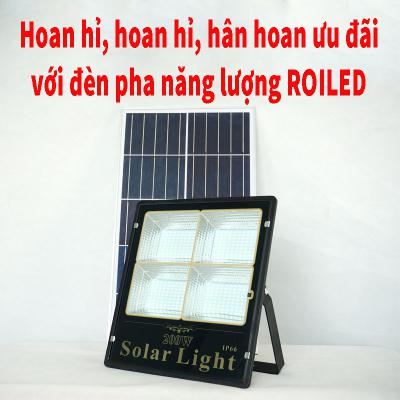 Hoan hỉ, hoan hỉ, hân hoan ưu đãi với đèn pha năng lượng Roiled