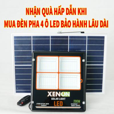 Nhận quà tặng hấp dẫn mua đèn pha 4 ô led bảo hành lâu dài