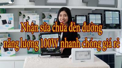 Nhận sửa chữa đèn đường năng lượng 100W nhanh chóng giá rẻ