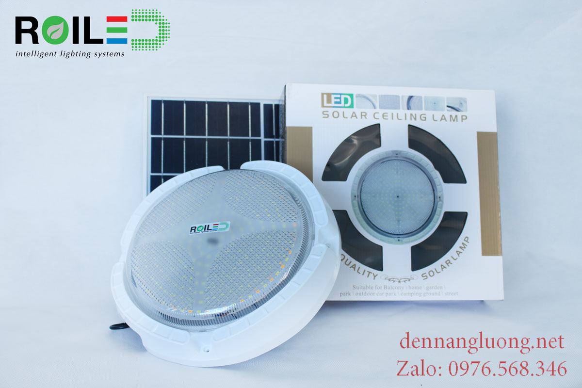 Đèn ốp trần năng lượng mặt trời giá rẻ 100W Roiled - RO100W