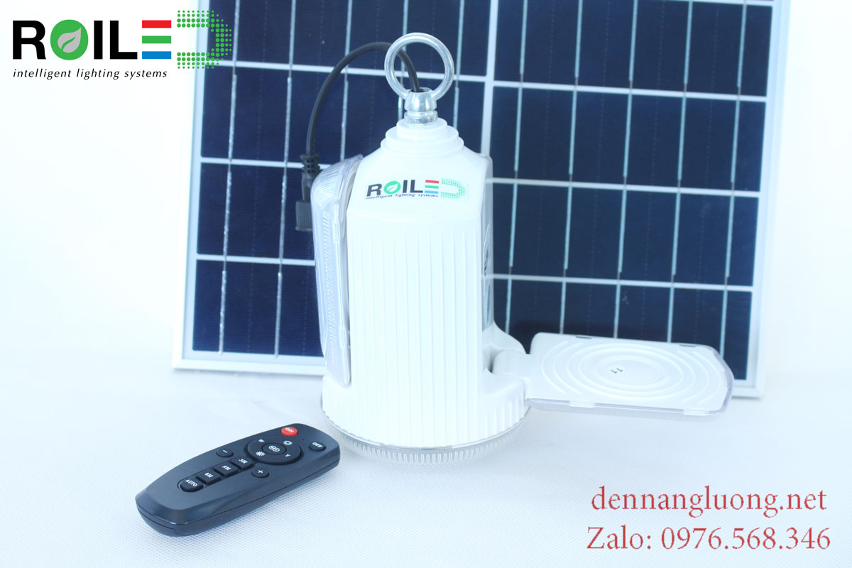 Đèn bóng búp năng lượng mặt trời 60W RoiLed sử dụng trong nhà RT60W