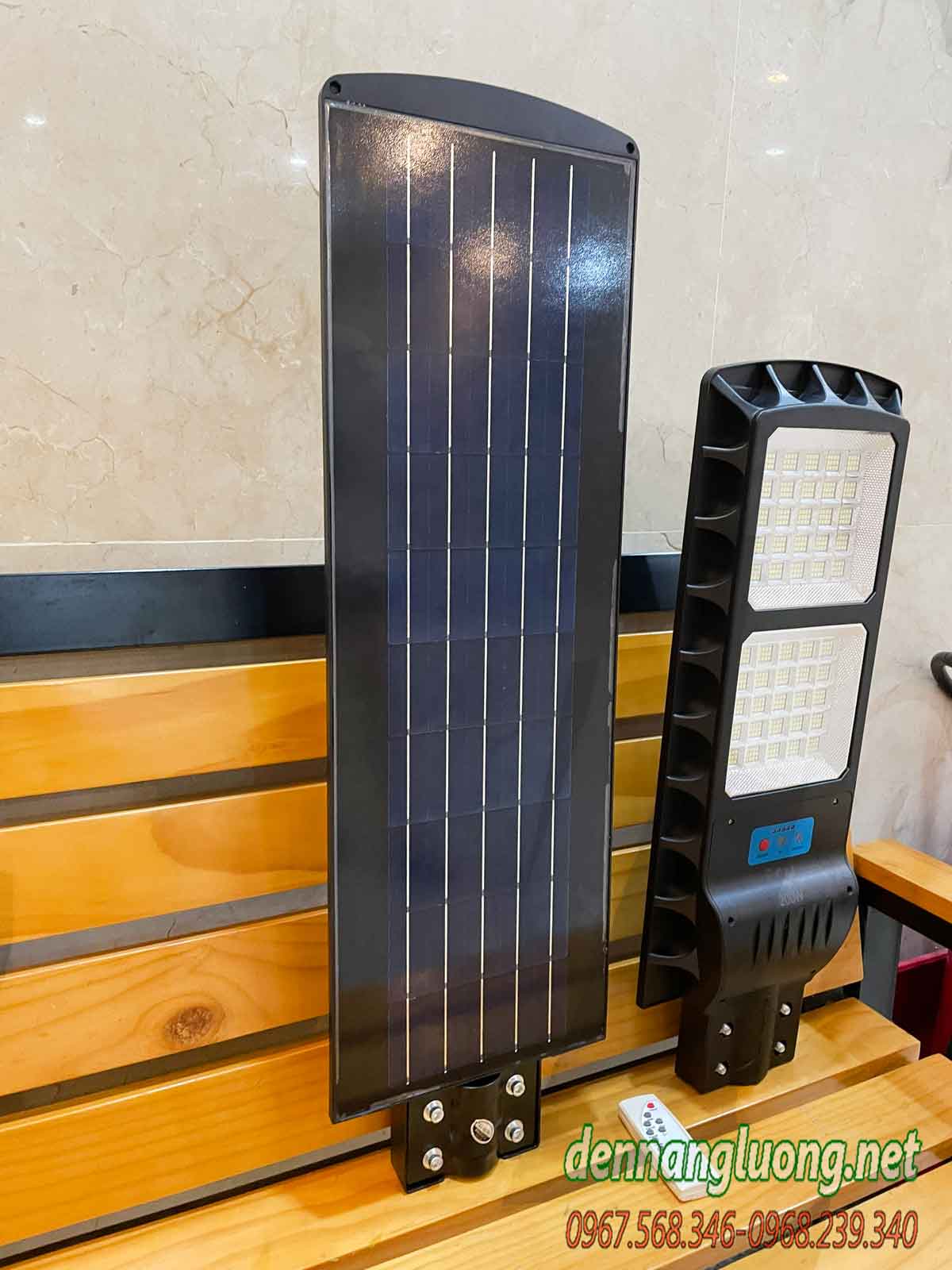 đèn đường năng lượng mặt trời tấm pin liền thể 300W cao cấp FSW LT-300W, siêu sáng