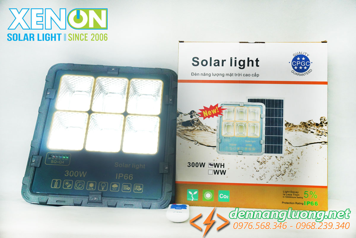 Đèn pha led năng lượng mặt trời Xenon