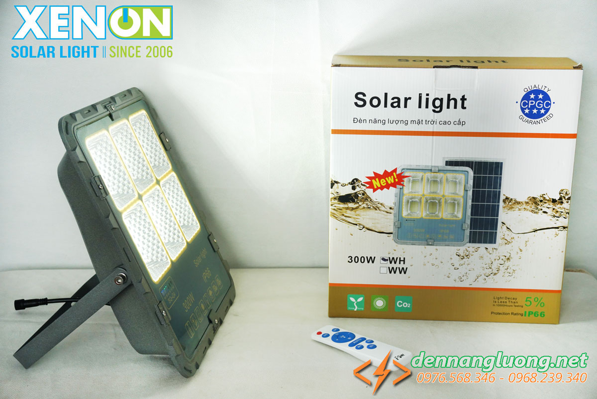 Đèn pha led năng lượng mặt trời Xenon