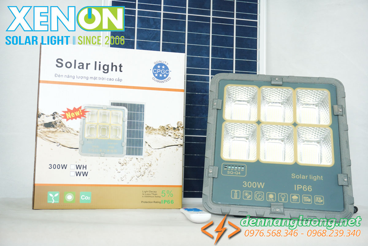 Đèn pha led năng lượng mặt trời Xenon