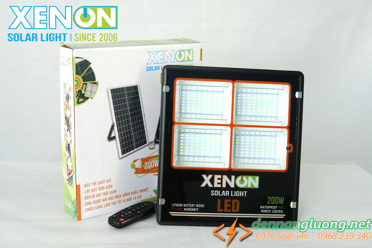 Đèn pha led năng lượng mặt trời Xenon