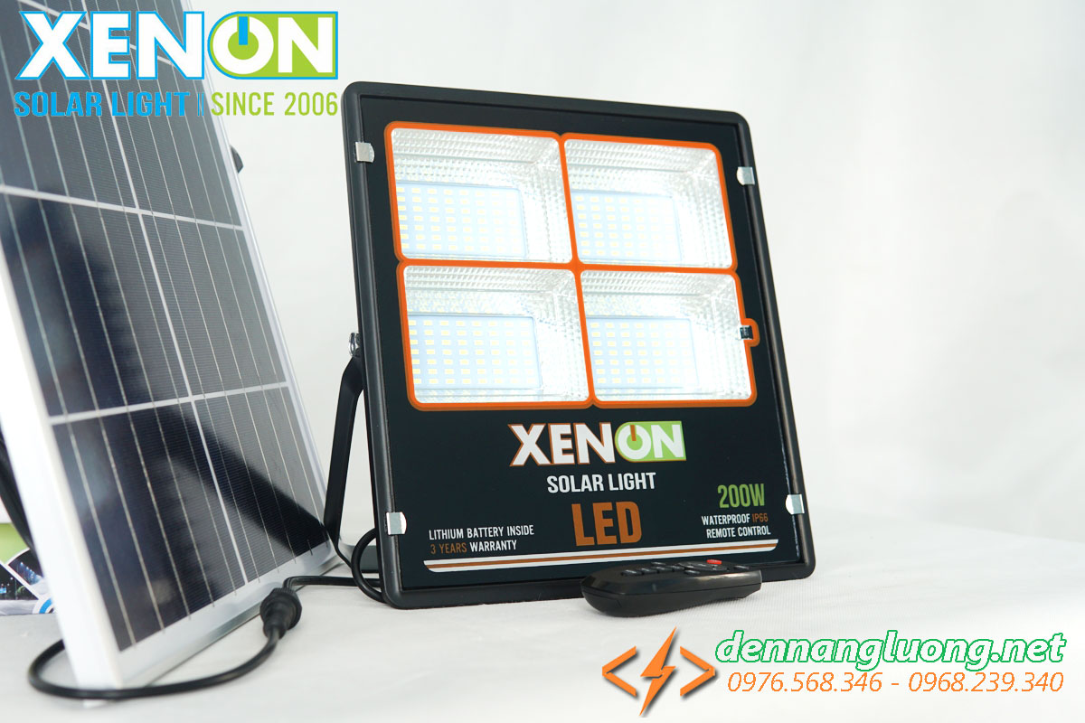 Đèn pha led năng lượng mặt trời Xenon