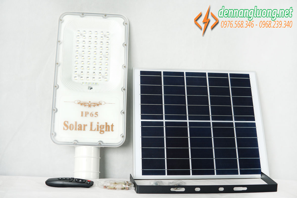 Đèn đường năng lượng mặt trời 100W siêu sáng Solarlight - E100