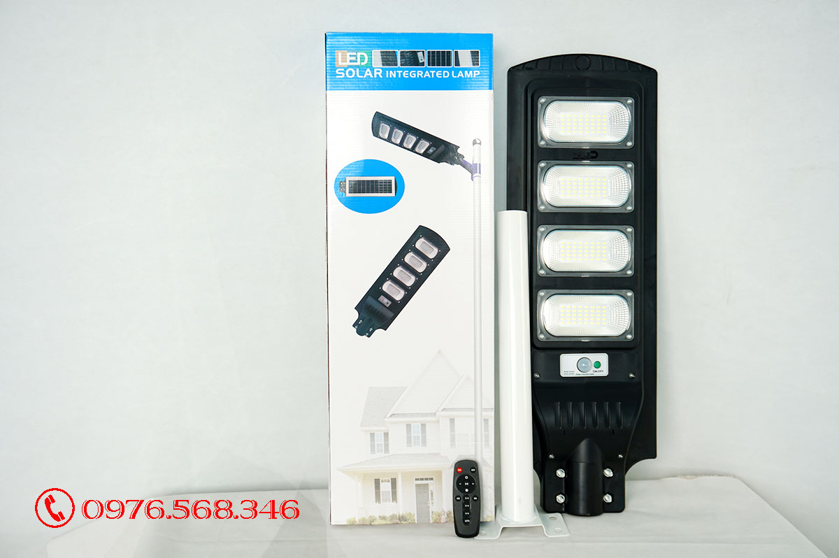 Đèn đường năng lượng mặt trời tấm pin liền thể Roiled RL-120W