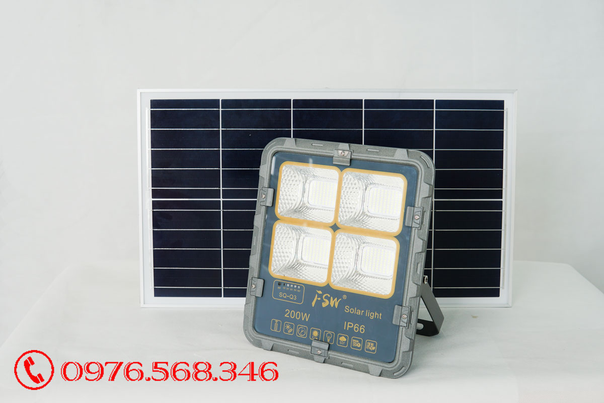 Đèn pha năng lượng mặt trời FSW-200W