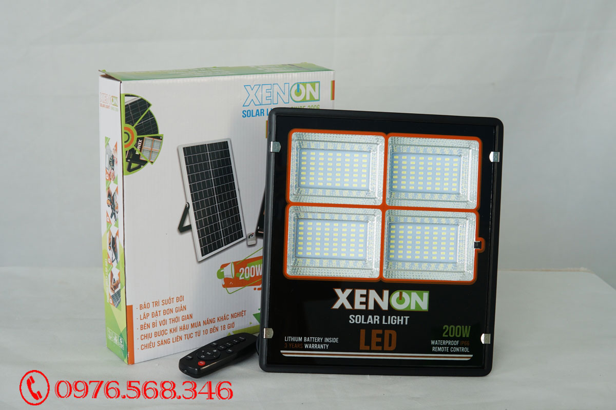 Đèn pha năng lượng mặt trời Xenon C-200W