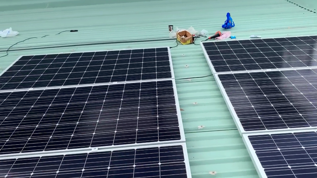 trạm pin năng lượng mặt trời 2Kw