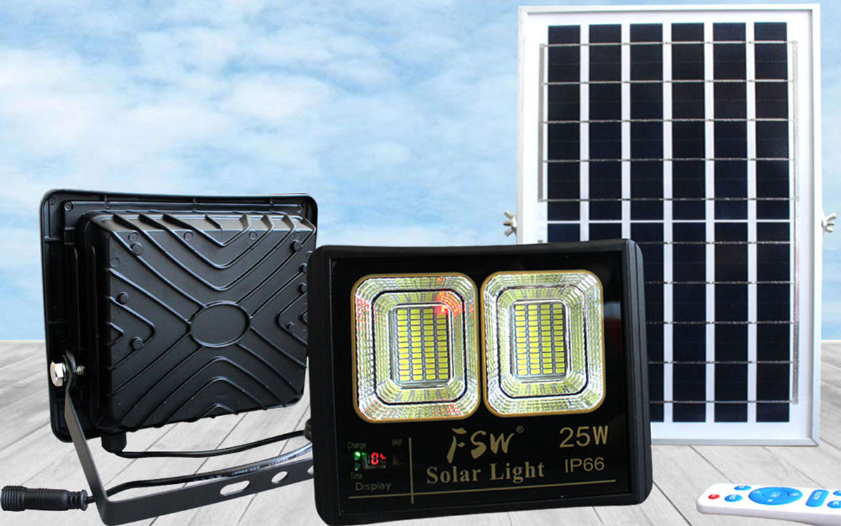 Hướng dẫn lắp đặt đèn pha năng lượng mặt trời FSW 25w