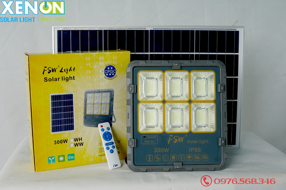 Đèn pha Solar Light DL300W | năng lượng mặt trời | thiết kế mới 2021