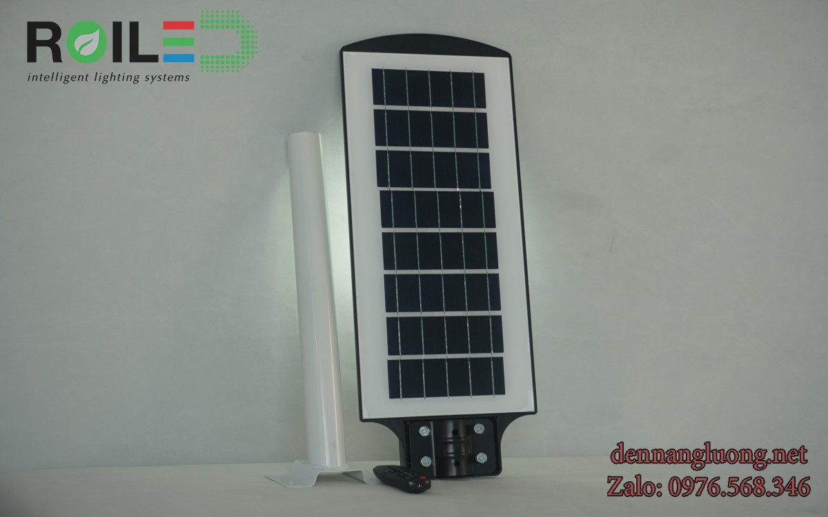 Đèn đường năng lượng mặt trời tấm pin liền thể 120W Roiled - RL120W