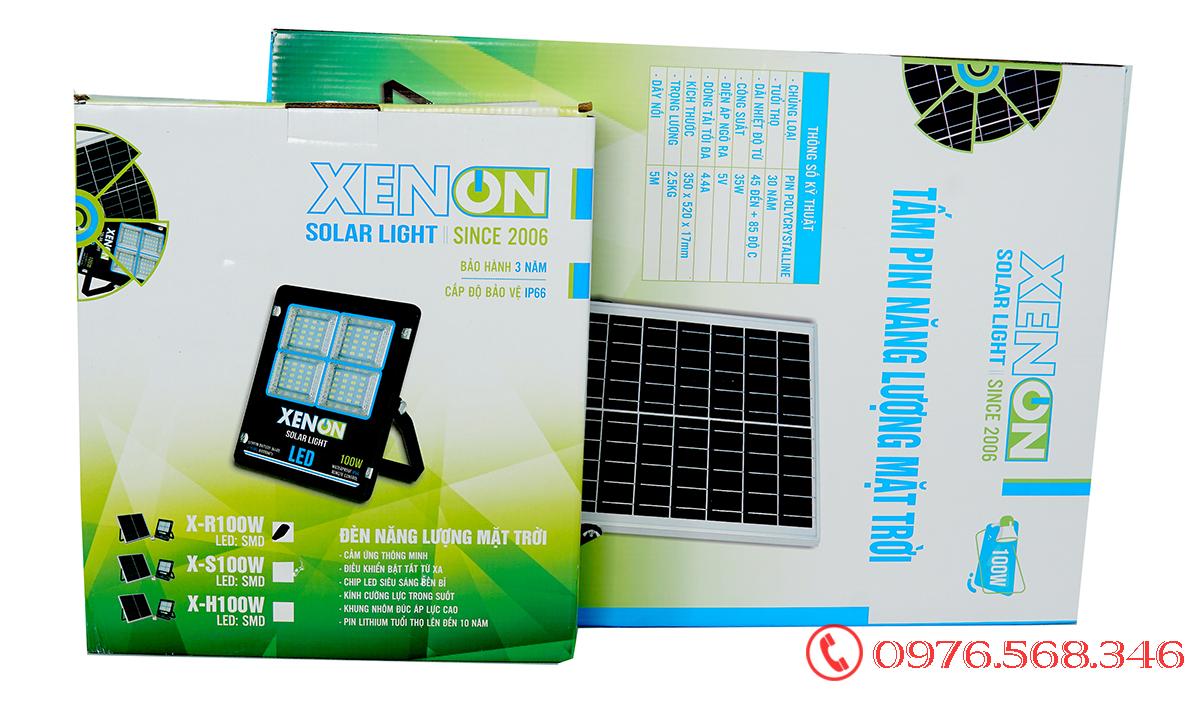 Đèn pha Xenon XN 100W| cao cấp| năng lượng mặt trời